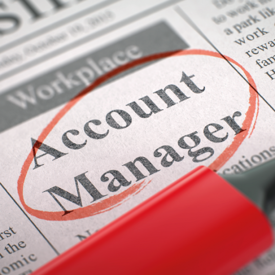 O papel essencial do Account Manager é estabelecer um relacionamento com o cliente de forma legítima, transparente e rentável